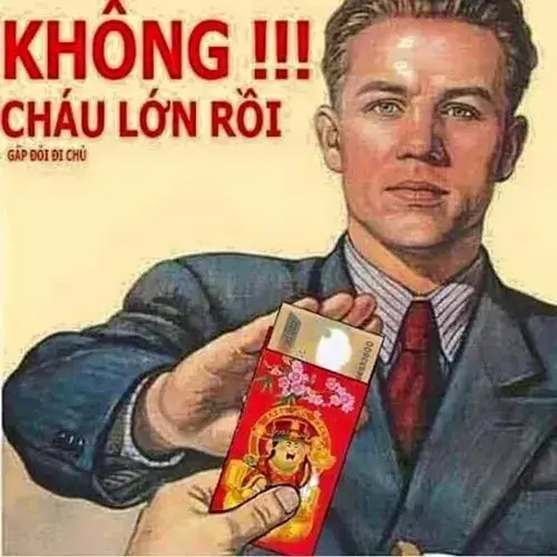 Không! Cháu lớn rồi