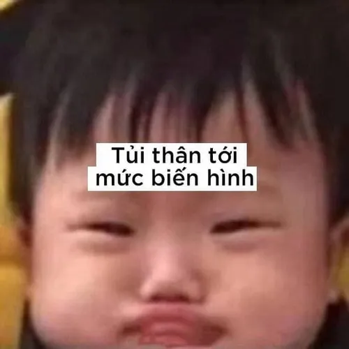 Hình troll tủi thân nhưng vẫn đáng yêu lạ thường