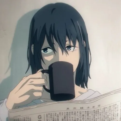 Ảnh troll uống trà và nghĩ chuyện lớn