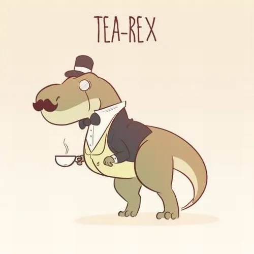 Meme hài Tea-rex