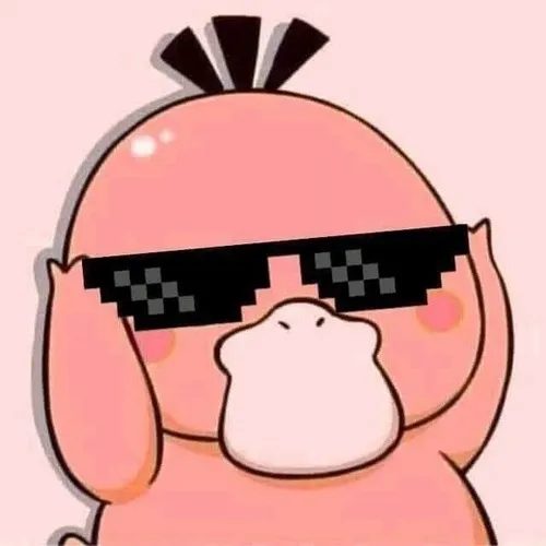 Hình troll vịt vàng biểu cảm siêu hài hước.