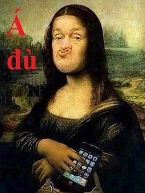 Meme vô tri kiểu nhìn ngáo ngáo dễ thương.