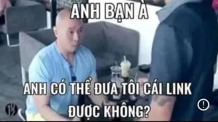 Ảnh chế thần thái cho link lẹ cực duyên