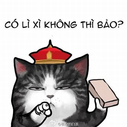 Meme mèo: có lì xì không thì bảo