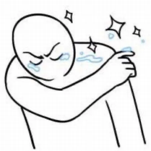 Meme người que dỗi nhẹ vì bị seen tin nhắn