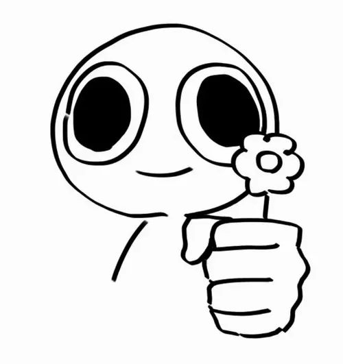 Hình stickman giơ bảng “tôi ổn nhưng không ổn”