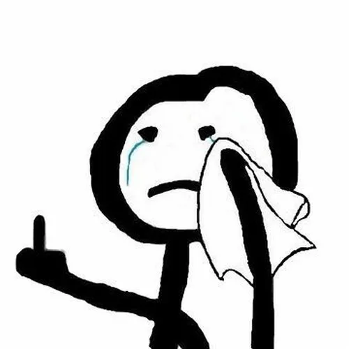 Meme người que bật cười khi thấy bản thân ngu