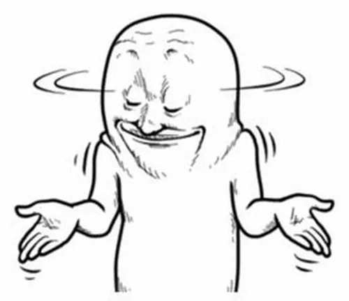 Người que stick biểu cảm bất lực nhưng đáng yêu