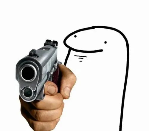 Hình vẽ que giơ tay như muốn buông bỏ