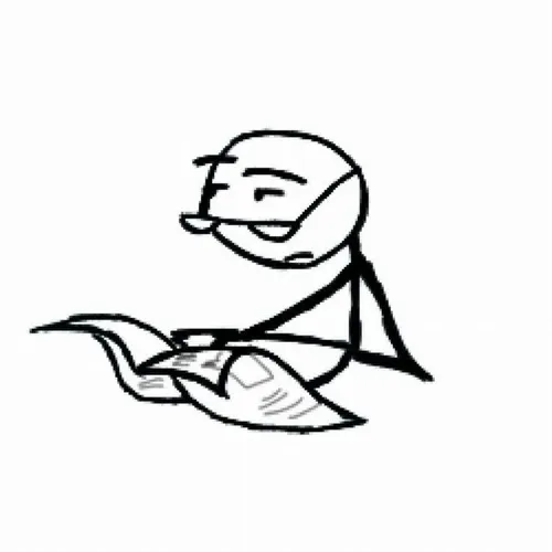 Nhân vật que đứng hình khi thấy crush đi cùng ai