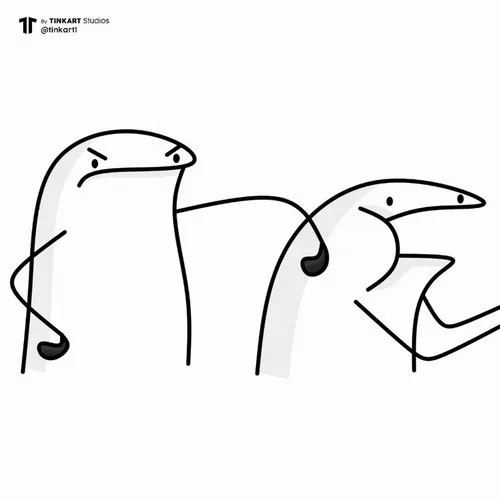 Người hình gậy lắc đầu vì chuyện phi lý