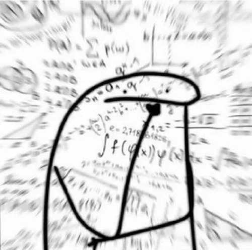 Hình stickman ngáp dài vì thức khuya quá mức