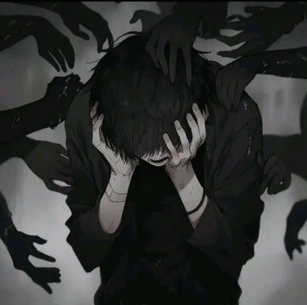 Ảnh avatar anime buồn như cơn mưa nhẹ