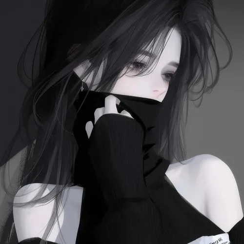 Ảnh profile anime buồn ánh sáng yếu