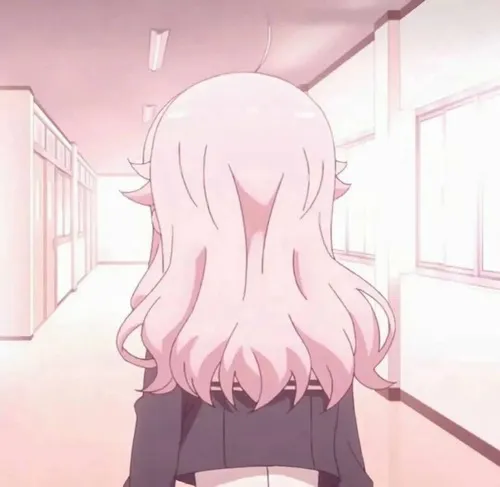 Ảnh hiển thị anime buồn tóc bay nhẹ