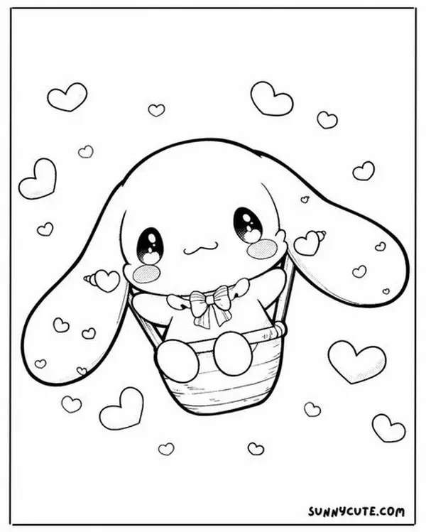 Trang tập tô Cinnamoroll ngọt ngào giúp bé vui học