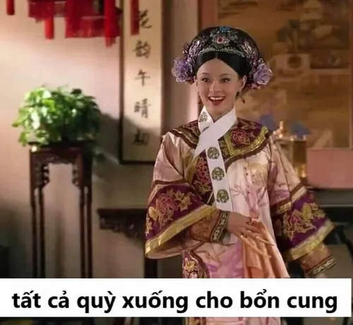 2 Hài hước mà quyền lực – tất cả quỳ xuống cho bổn cung meme