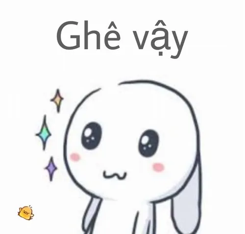 Ảnh troll Thỏ Bảy Màu mặt ngu người siêu hài hước.