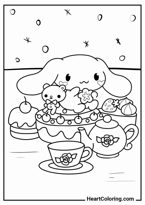 Cinnamoroll thay đồ – trò chơi tô màu đáng yêu cho trẻ nhỏ