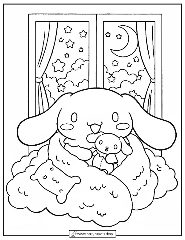 Bé hóa nhà thiết kế với tranh tô màu Cinnamoroll thay đồ cực dễ thương Bé hóa nhà thiết kế với tranh tô màu Cinnamoroll thay đồ cực dễ thương