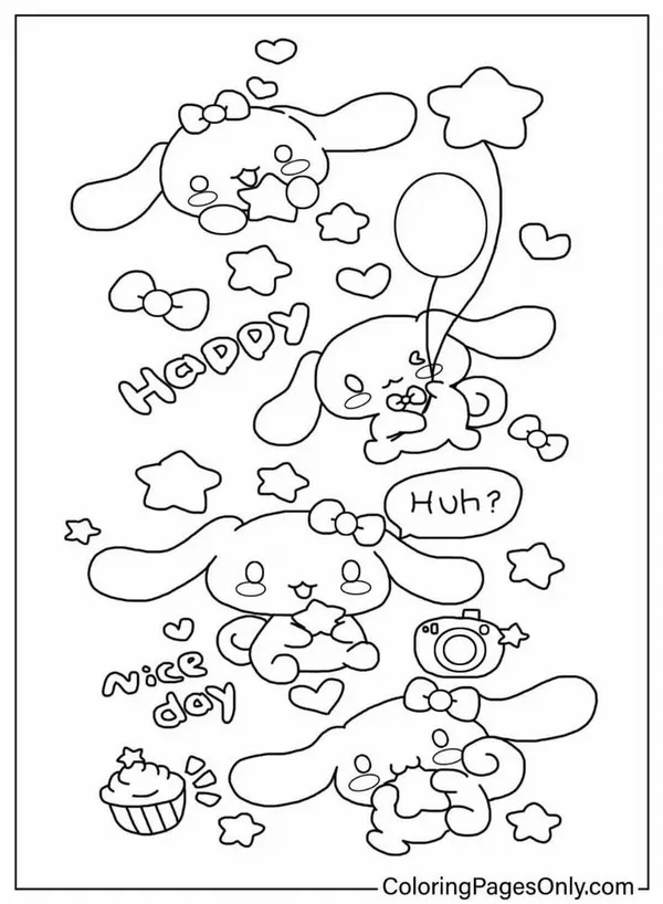 Tranh tập tô Cinnamoroll mang đến niềm vui nhẹ nhàng