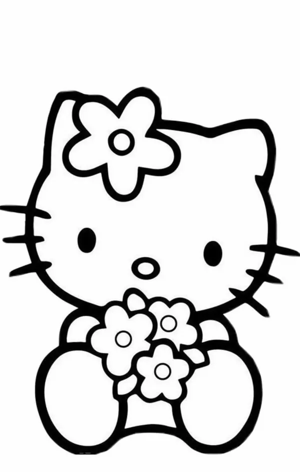 Hàng loạt tranh tô màu Hello Kitty mới nhất cho bé yêu tha hồ sáng tạo