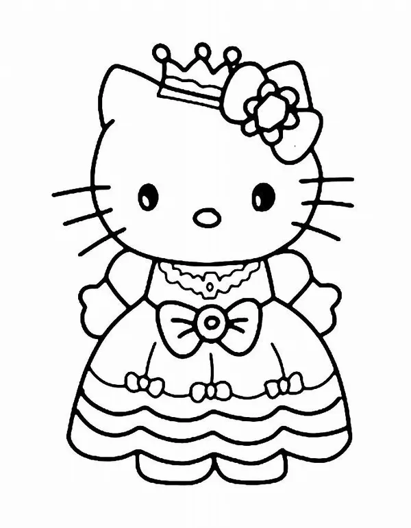Bức tranh tô Hello Kitty đón sinh nhật rực rỡ