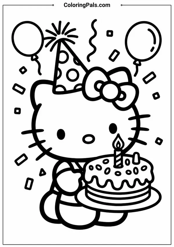 Trang tập tô Hello Kitty giúp bé phát triển sáng tạo