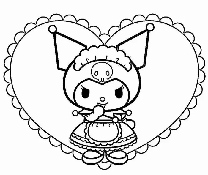 Trang tập tô Kuromi Sanrio rèn kỹ năng tập trung và sáng tạo.