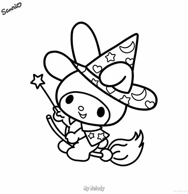 Bức tranh tô My Melody tai dài mềm mại cho trẻ