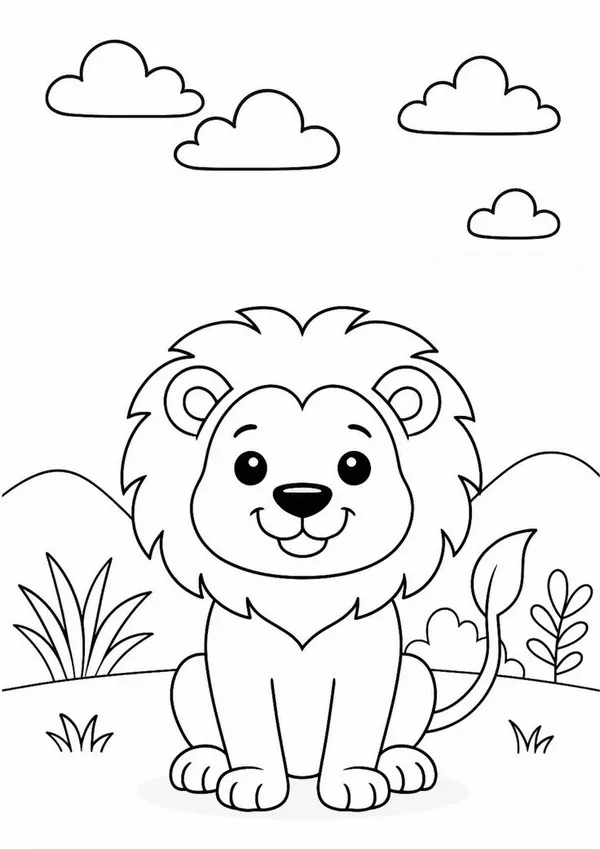 Mẫu sư tử đáng yêu trong rừng giúp bé phát triển tưởng tượng