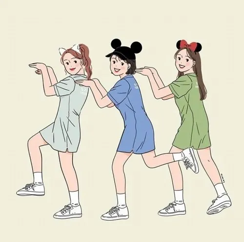 Hình meme vui ba nhân vật kết hợp phản ứng hài phối hợp