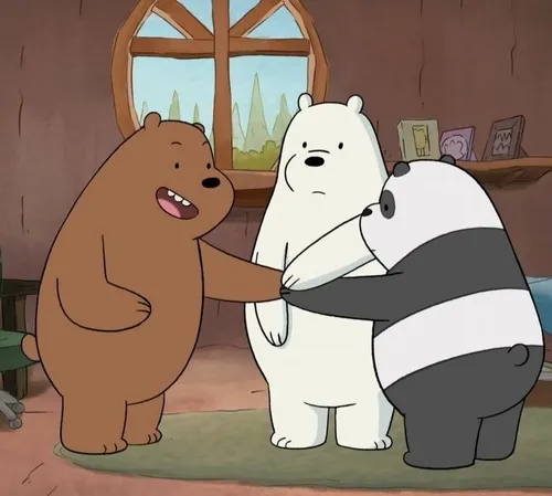 Ảnh chế nhóm ba người biểu cảm tự nhiên và gần gũi