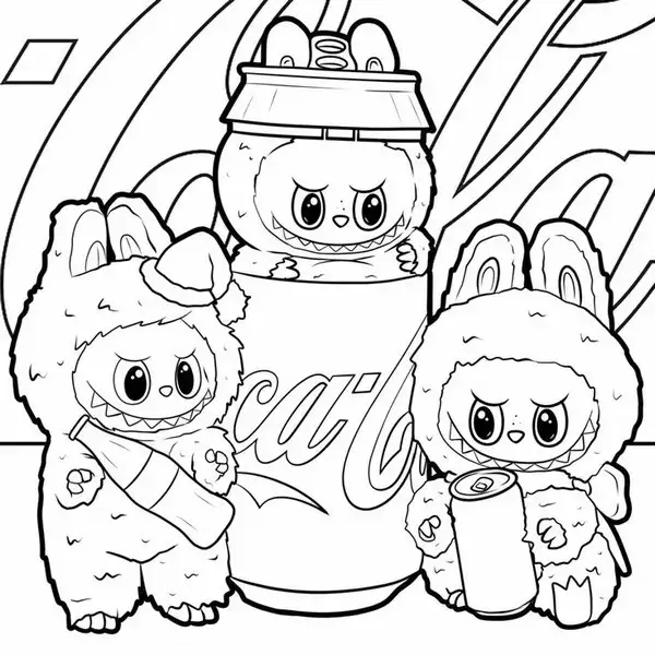 Hình tô Labubu hóa thân thành phi hành gia giữa vũ trụ