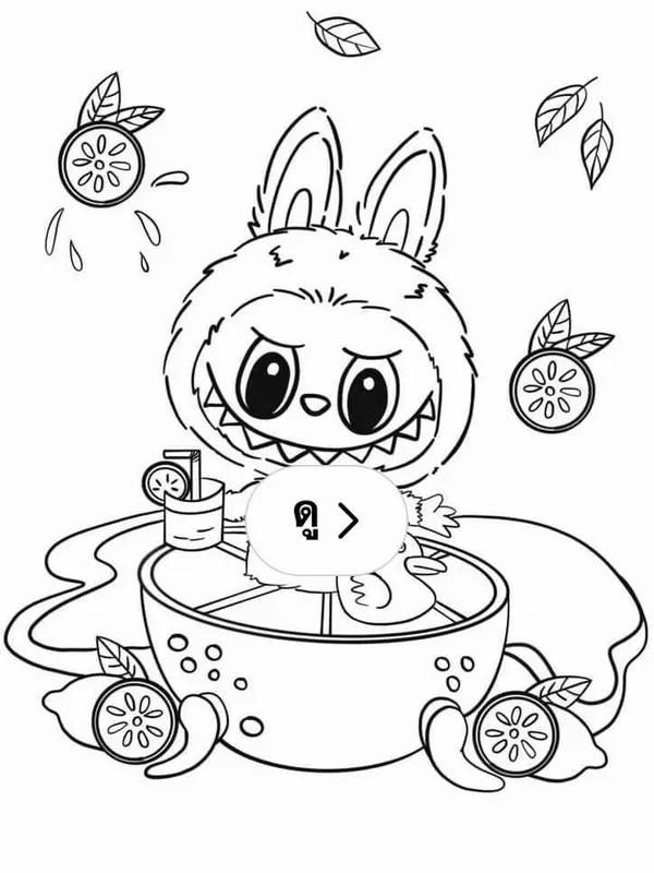 Trang tô màu Labubu hóa trang thành siêu anh hùng