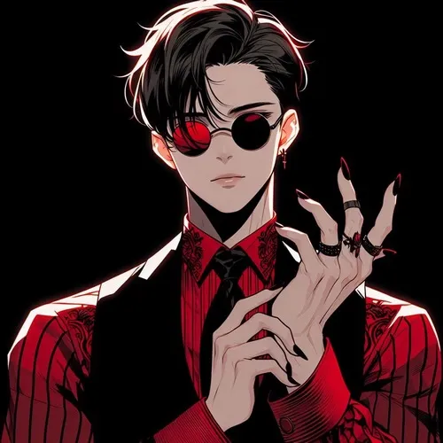 Hình đại diện Zalo sừng quỷ nổi bật giữa bóng tối phủ