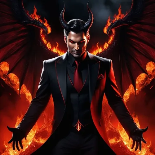 Ảnh đại diện ngầu nền mờ u ám nhấn sắc đỏ nổi bật