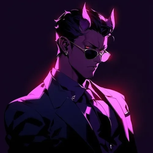 Avatar dễ thương bố cục cận mặt nổi lớp màu đỏ máu