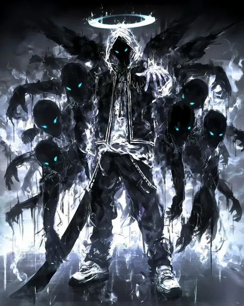 Ảnh đại diện khí chất lạnh bao bởi khói đen u ám