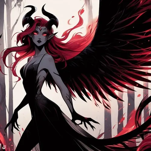 Hình profile cute chất anime phủ làn da tối đầy huyền khí