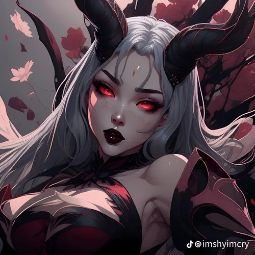 Ảnh đại diện cá nhân hiệu ứng khói bao sừng quỷ tạo tầng sâu