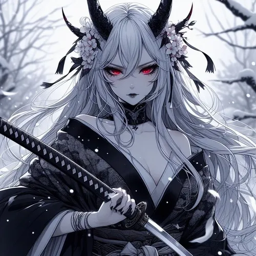 Avatar anime ác quỷ nữ cho người muốn thể hiện cá tính mạnh mẽ