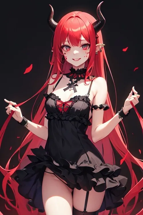 Ảnh cá nhân ảnh profile nữ ngầu pha aura quỷ hóa