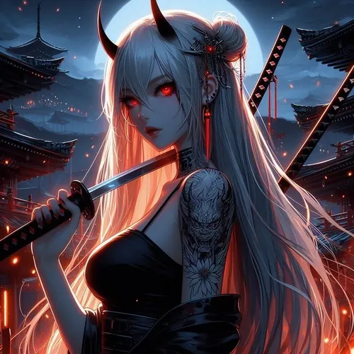 Ảnh đại diện phong cách quỷ nữ giúp nhấn mạnh khí chất độc lập