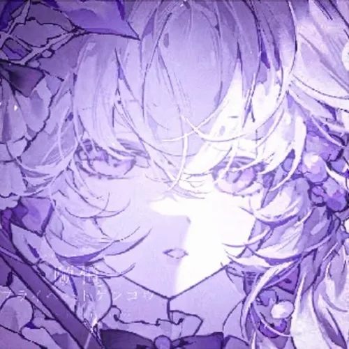 Hình profile anime nữ sáng với trang phục phản chiếu nhẹ