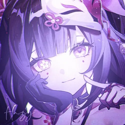 Ảnh avatar anime nữ sáng khơi tông sáng mịn trong bố cục cận mặt