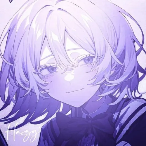 Ảnh trang cá nhân anime nữ sáng giữ lớp ánh mỏng trên mái tóc