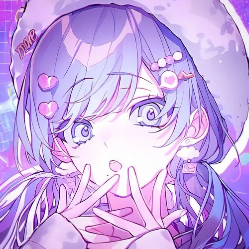 Avatar anime nữ rực sáng phù hợp những tài khoản muốn gây điểm nhấn thị giác