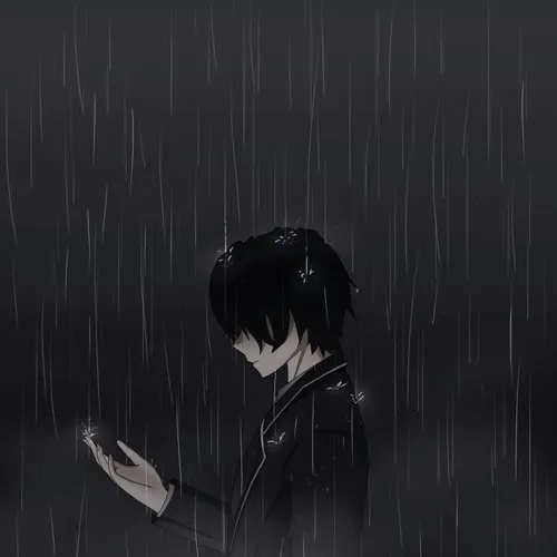 Hình profile cute nét run ánh sáng trên khung hình lạnh tối trầm