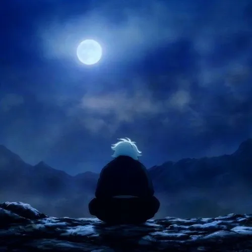 Hình profile gương mặt trầm dưới ánh đèn tạo chiều sâu